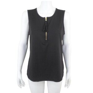 Banana Boat UPF 50+ Black 1/2 Zip Tank Top Sleeveless